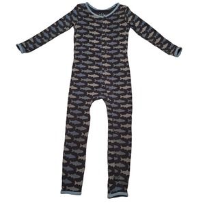 Kickee Pants long-sleeved one-piece footless snap-up sleeper